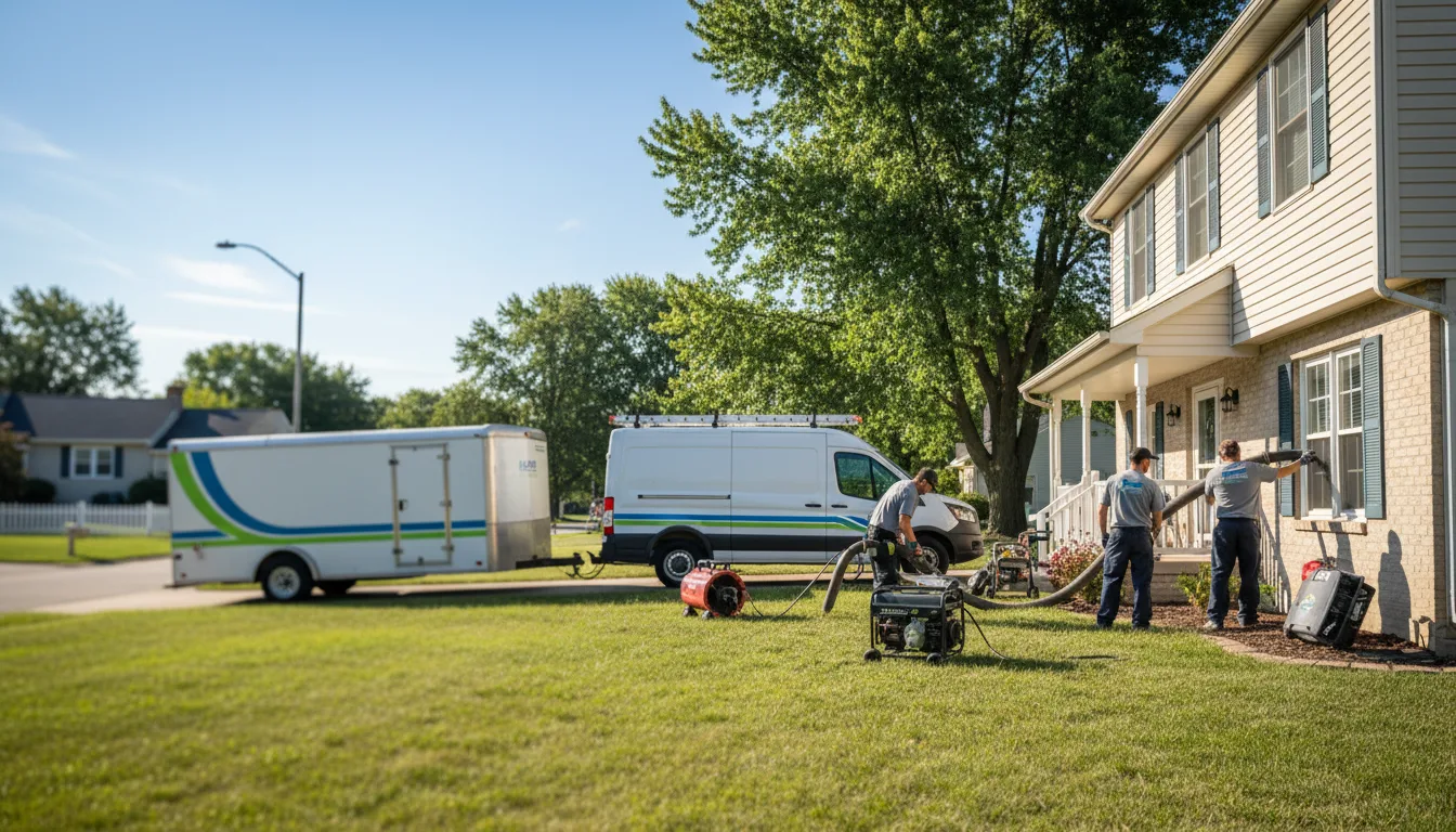 Flooded Basement Restoration And Cleanup With Repair in Auburn, NE near me